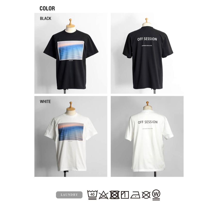 セール価格】オフセッション OFF SESSiON サーフフォトプリントTシャツ