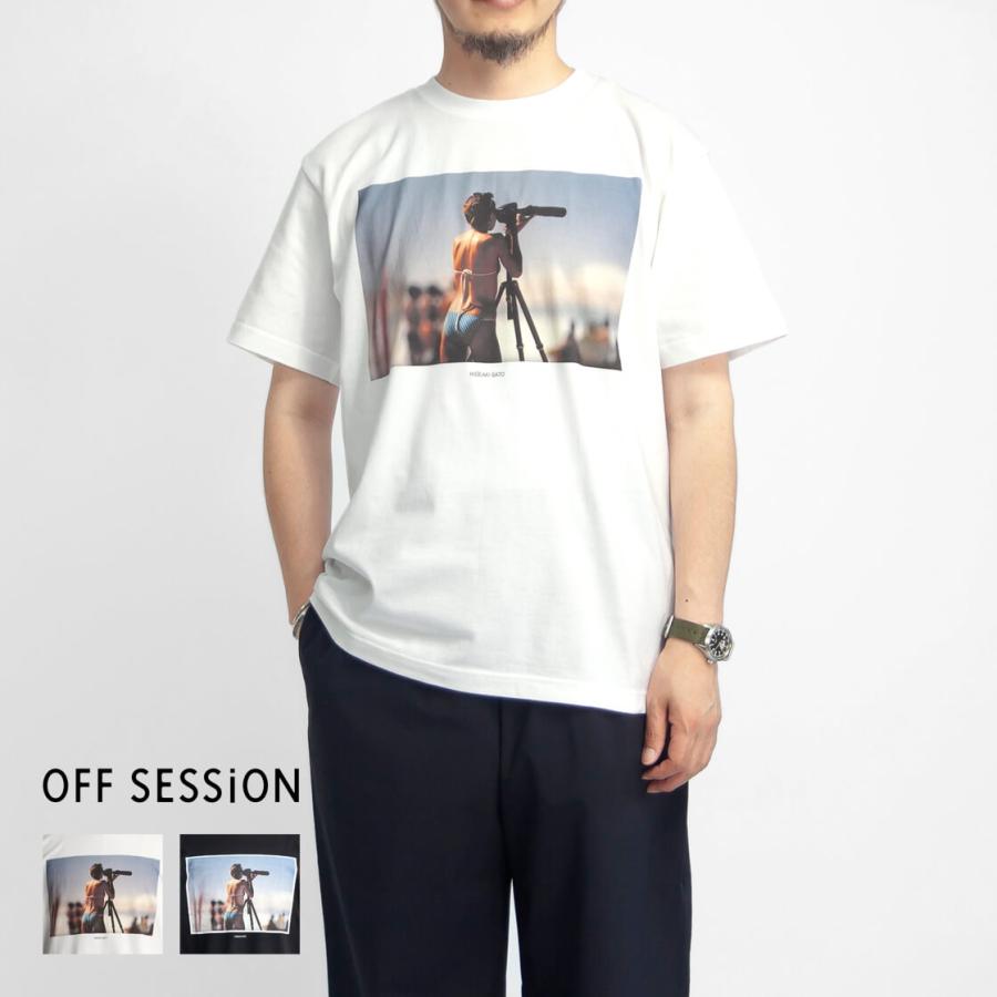 オフセッション OFF SESSiON サーフフォトプリントTシャツ 佐藤 オフセッション OFF SESSiON サーフフォトプリントTシャツ 佐藤
