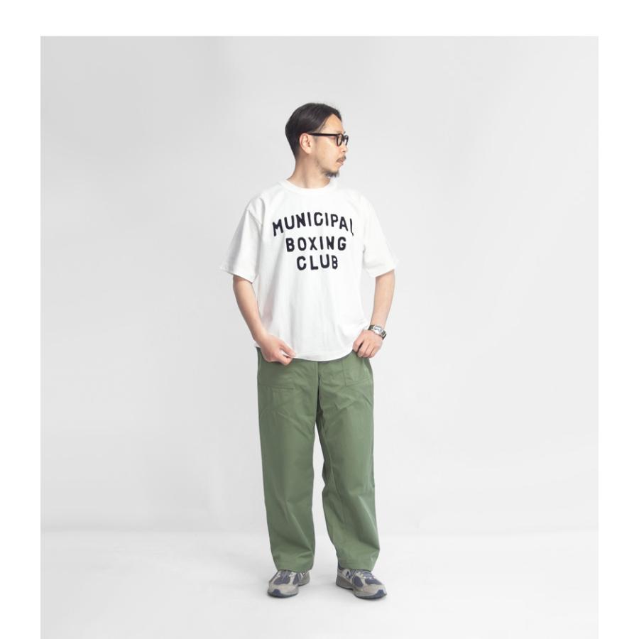 A.G.スポルディング＆ブロス A.G.SPALDING＆BROS フロッキープリントTシャツ 日本製 BOXINGの画像