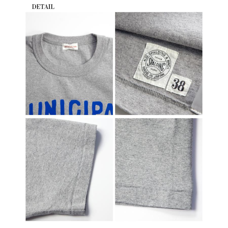 A.G.スポルディング＆ブロス A.G.SPALDING＆BROS フロッキープリントTシャツ 日本製 BOXINGの画像