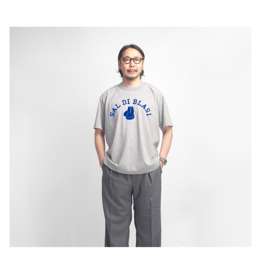 A.G.スポルディング＆ブロス A.G.SPALDING＆BROS アーカイブ フロッキープリントTシャツ 日本製 SAL DI BLASIの画像