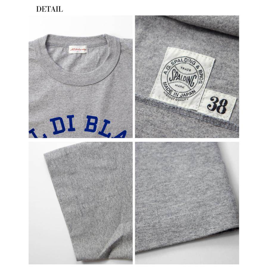 A.G.スポルディング＆ブロス A.G.SPALDING＆BROS アーカイブ フロッキープリントTシャツ 日本製 SAL DI BLASIの画像