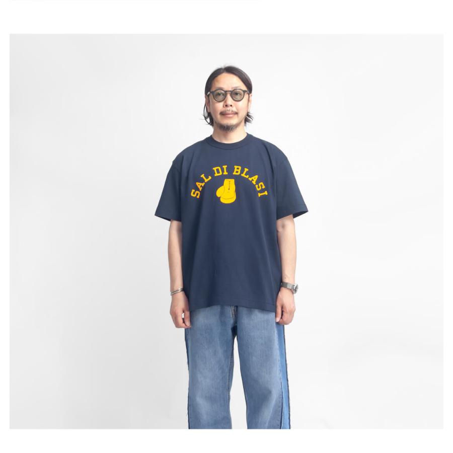 A.G.スポルディング＆ブロス A.G.SPALDING＆BROS アーカイブ フロッキープリントTシャツ 日本製 SAL DI BLASIの画像