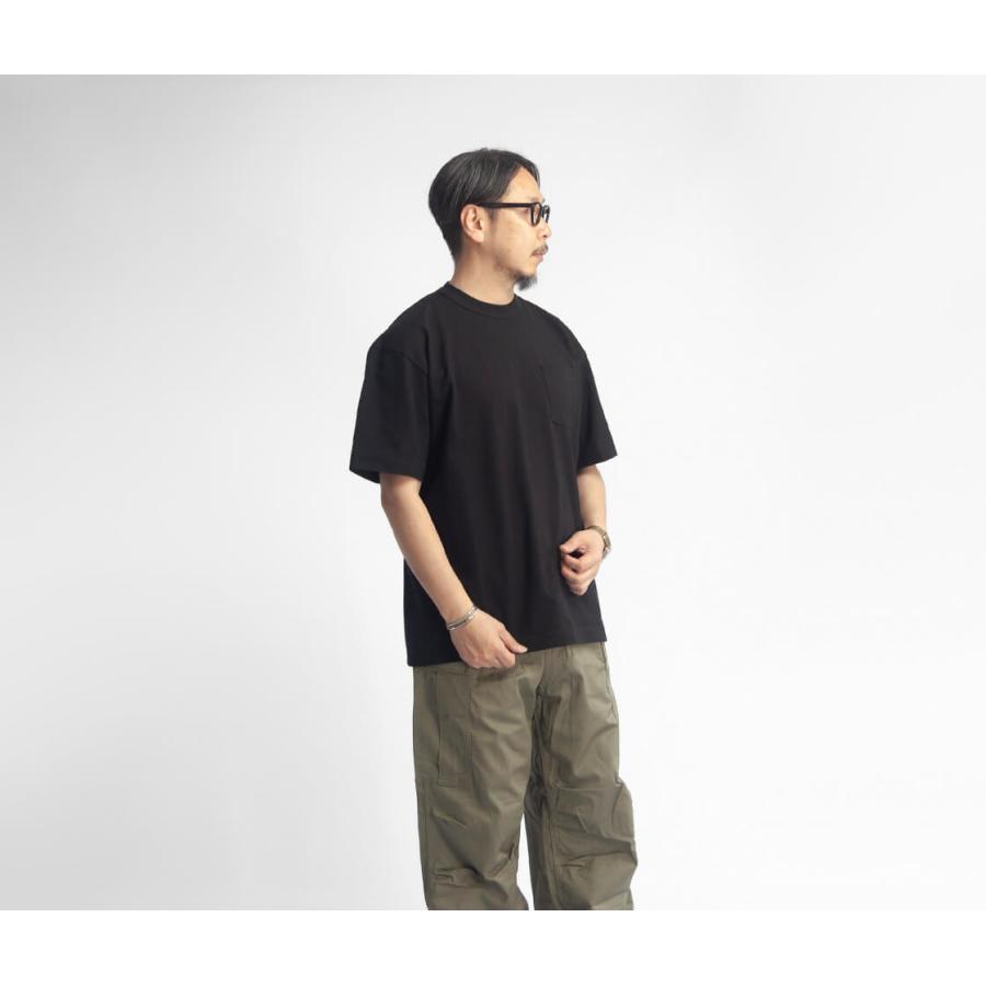 A.G.スポルディング＆ブロス A.G.SPALDING＆BROS ヘビーウエイト ポケットTシャツ 日本製 メンズの画像