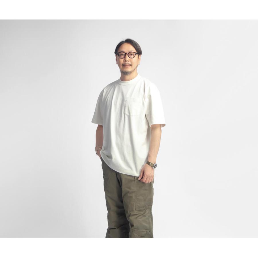 A.G.スポルディング＆ブロス A.G.SPALDING＆BROS ヘビーウエイト ポケットTシャツ 日本製 メンズの画像