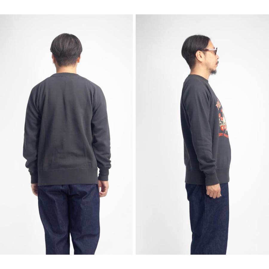 A.G.スポルディング＆ブロス A.G.SPALDING＆BROS PRAIRIE ROSE フロッキー 裏起毛スウェットシャツ 日本製の画像