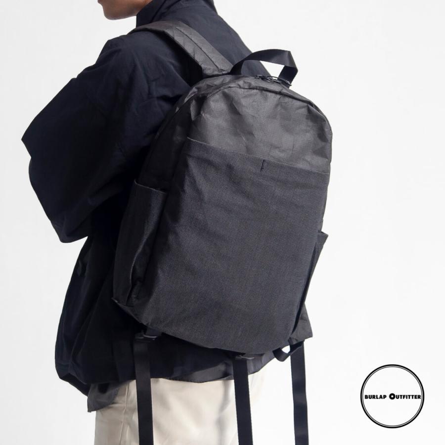 【極美品】BURLAP OUTFITTER xear バックル リュック 黒 BURLAP OUTFITTER（バーラップアウトフィッター） BURLAP OUTFITTER