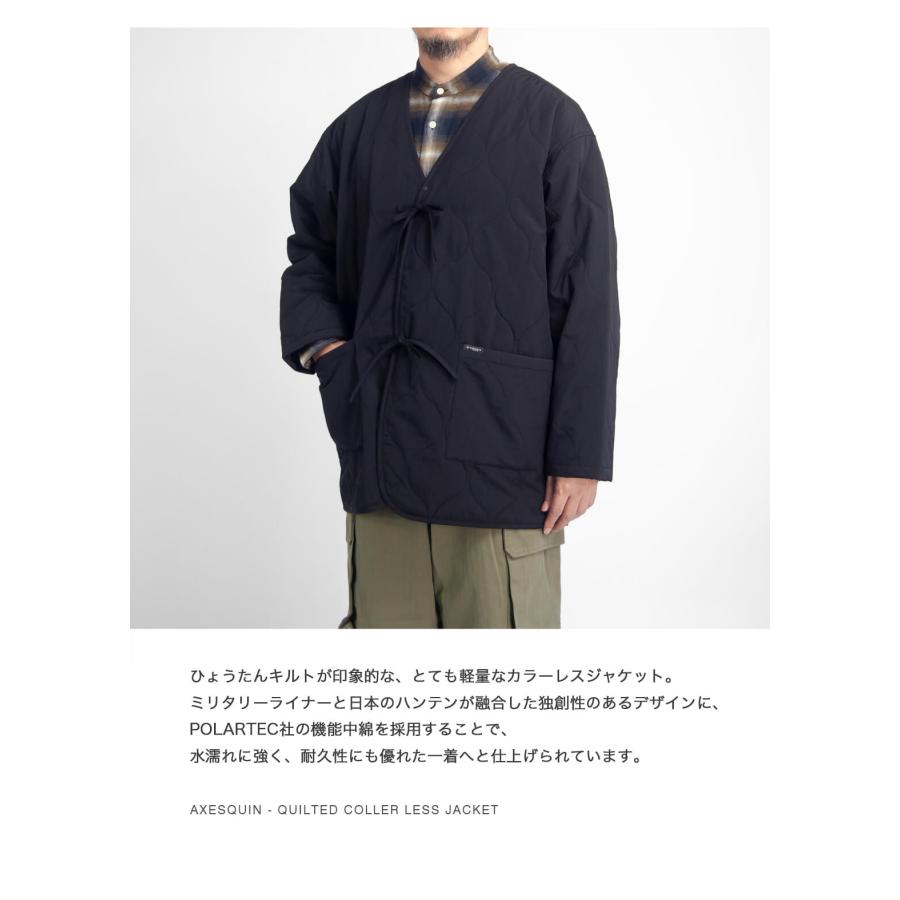 AXESQUIN（アクシーズクイン） カラーレスジャケット ポーラテック中綿
