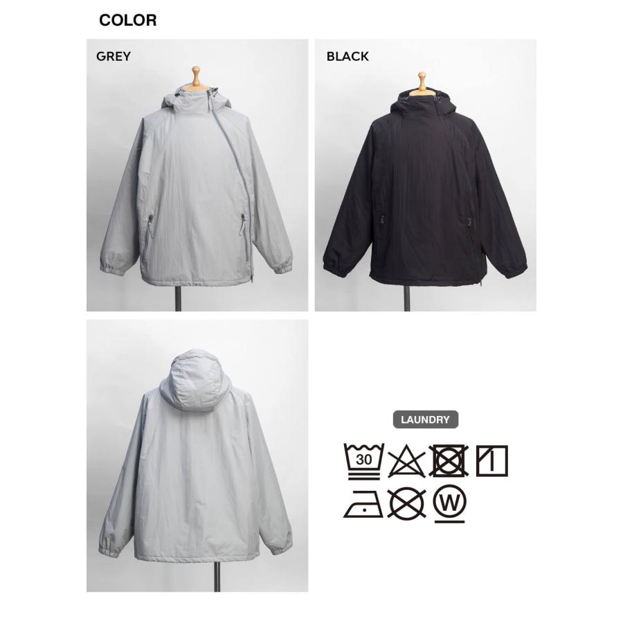 アクシーズクイン AXESQUIN ポーラテック バイアスジップ 中綿ジャケット メンズの画像