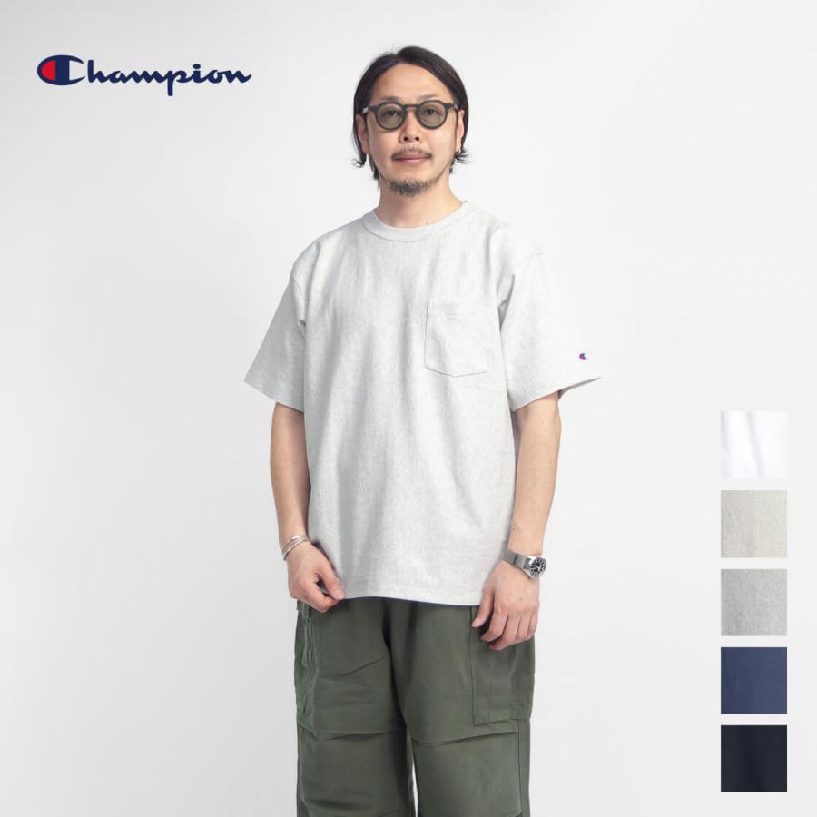 Champion（チャンピオン） リバースウィーブ ポケットTシャツ メンズ