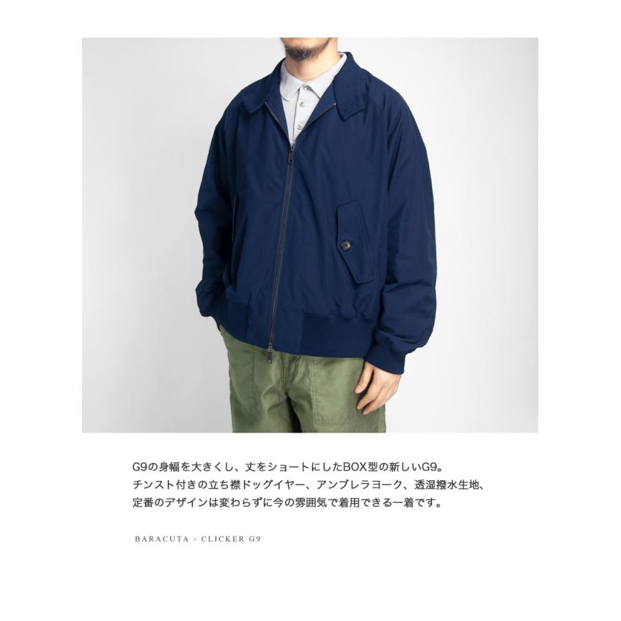 BARACUTA バラクータ CLICKER G9 ハリントンジャケット New Fit BARACUTA バラクータ CLICKER G9 ハリントンジャケット New Fit