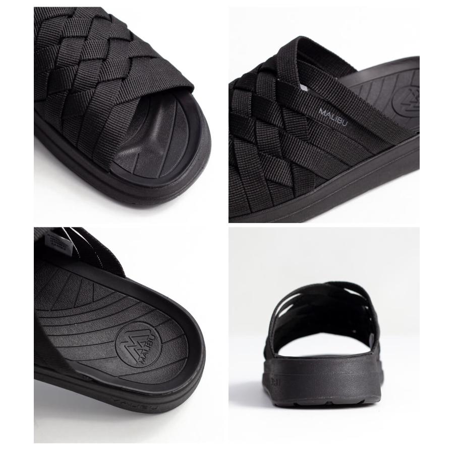 MAISILU マリブサンダル ブラック 編み込みサンダル MALIBUSANDALS JAPAN｜マリブサンダルズ公式オンラインストア