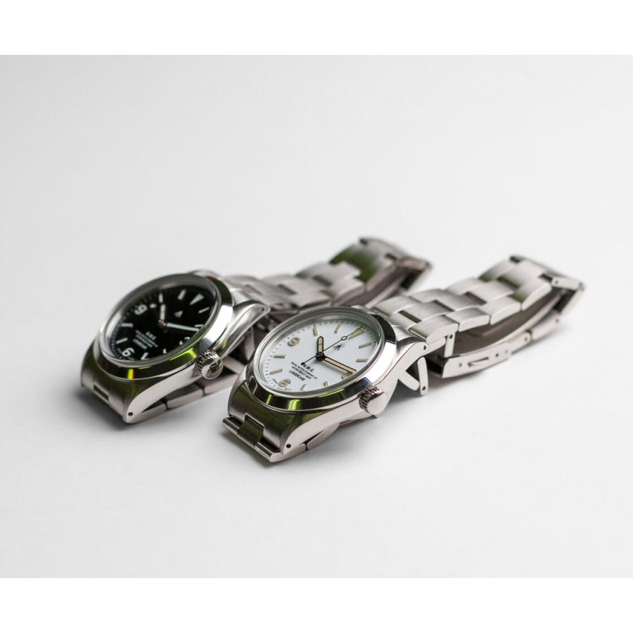 【新品】 NAVAL WATCH 腕時計 ユニセックス FRXF003 Produced by LOWERCASE クォーツ 電池式（VH31） ホワイトxシルバー アナログ表示 Naval Watch Produced By LOWERCASE FRXF003 Sweep Second Sec.hands