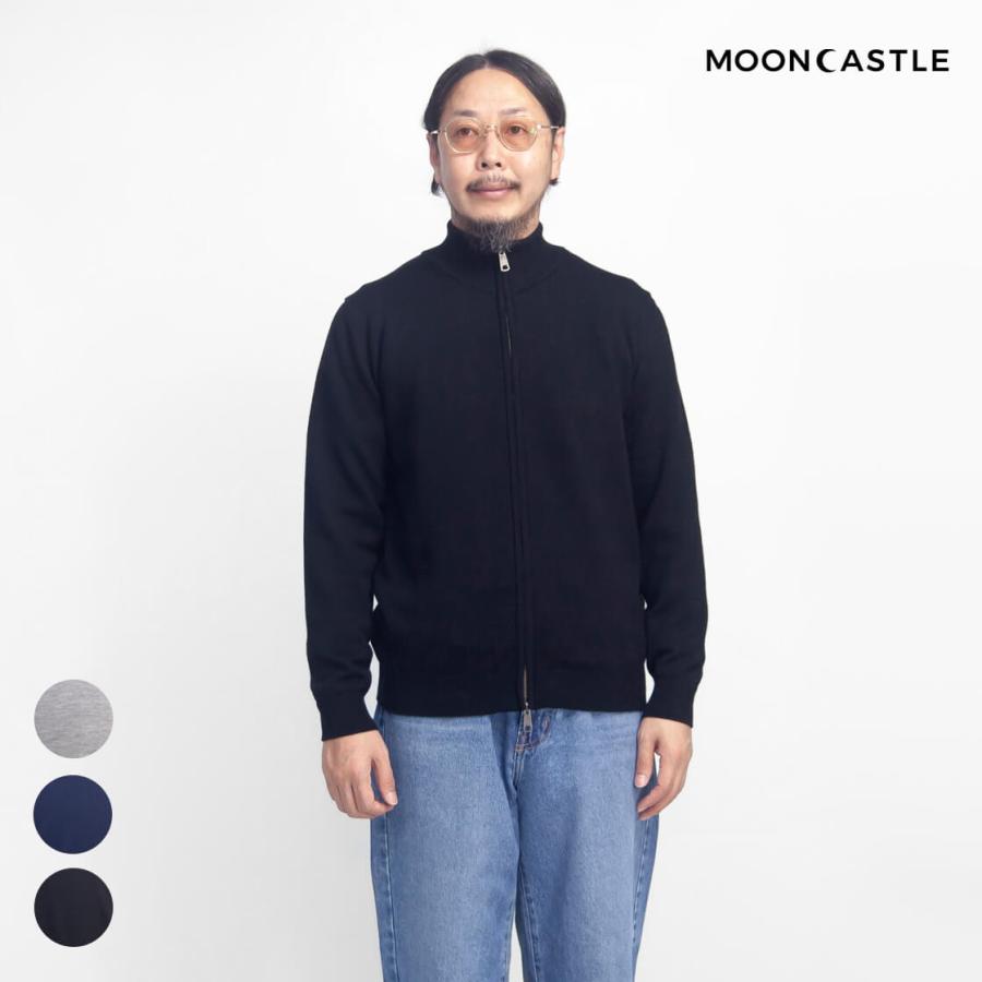 良品　ムーンキャッスル　フルジップブルゾン　MOONCASTLE MOONCASTLE（ムーンキャッスル） MOONCASTLE WO10 エクストラファイン
