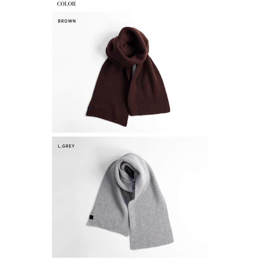 ムーンキャッスル MOONCASTLE カシミヤ100％ 片畔ロングマフラー 別注