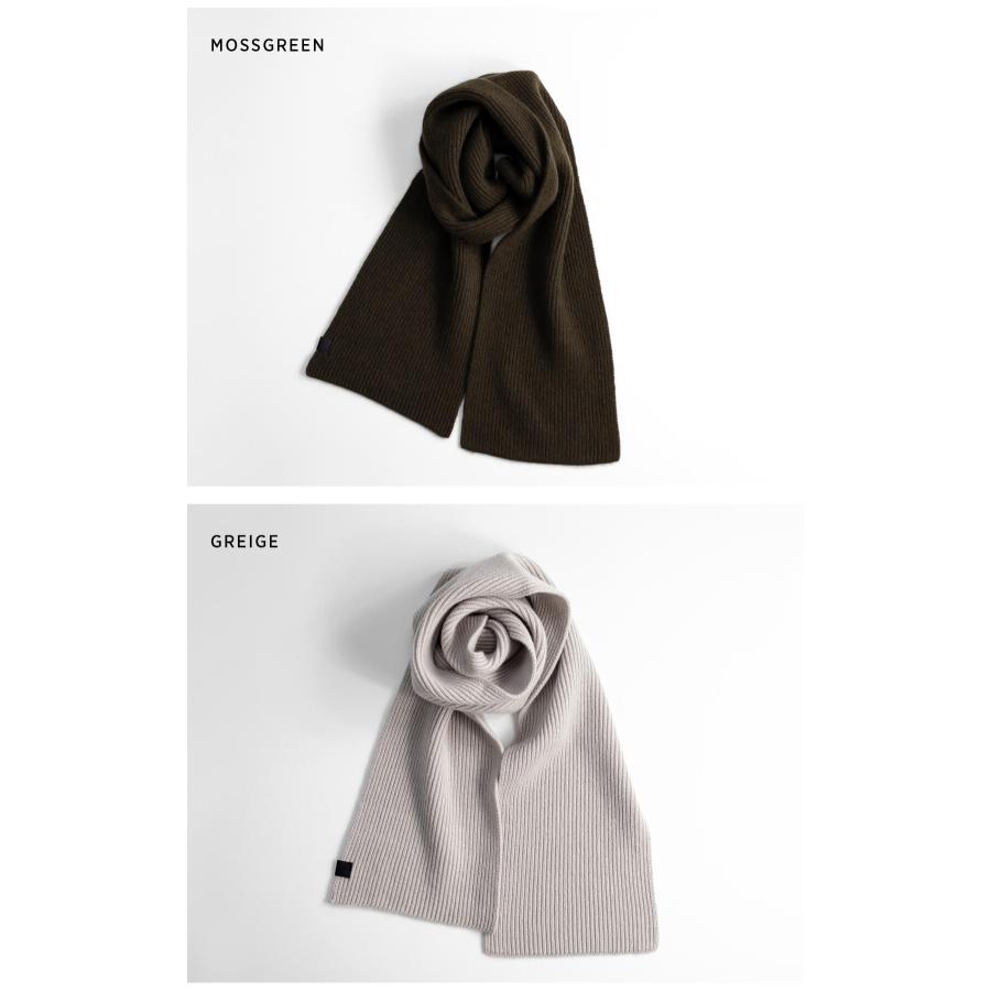 ムーンキャッスル MOONCASTLE カシミヤ100％ 片畔ロングマフラー 別注