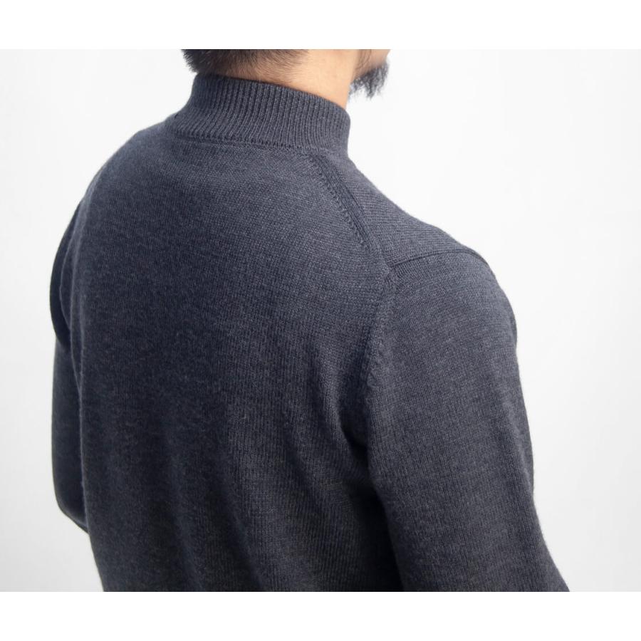 ムーンキャッスル MOONCASTLE ヘビーウエイト WO8 モックネックニット