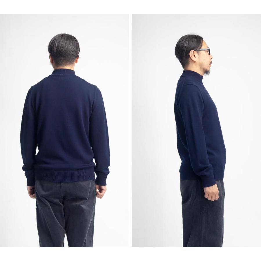 ムーンキャッスル MOONCASTLE ヘビーウエイト WO8 モックネックニット