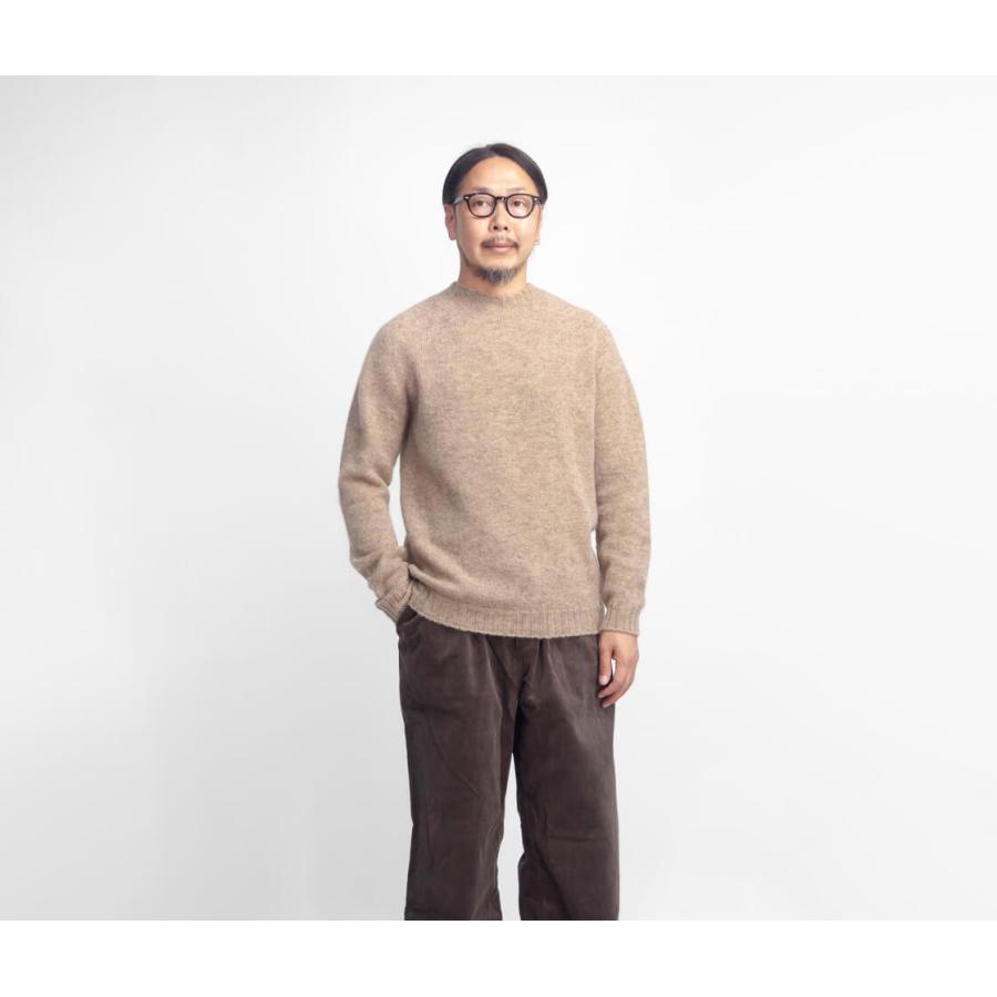 MOONCASTLE（ムーンキャッスル） シェットランド メリノ クルーネック