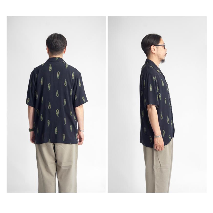 バーゲン価格】 キングコール KING KOLE 総柄 オープンカラーシャツ