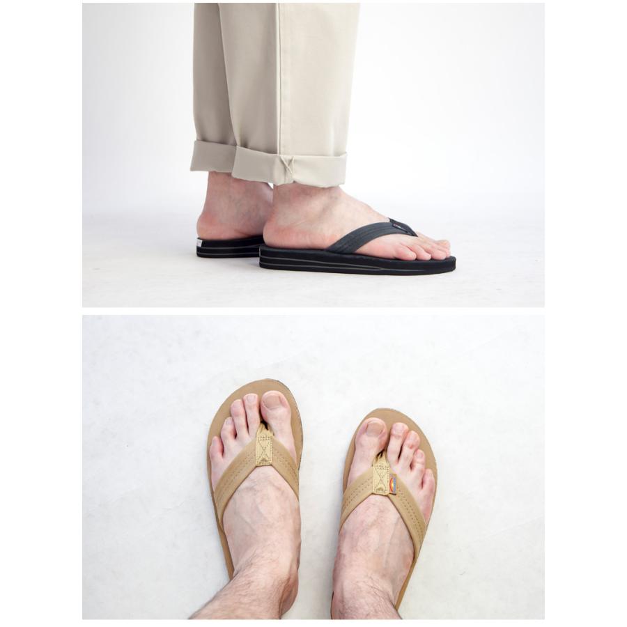 RAINBOW SANDALS（レインボーサンダル） レザー トングサンダル メンズ