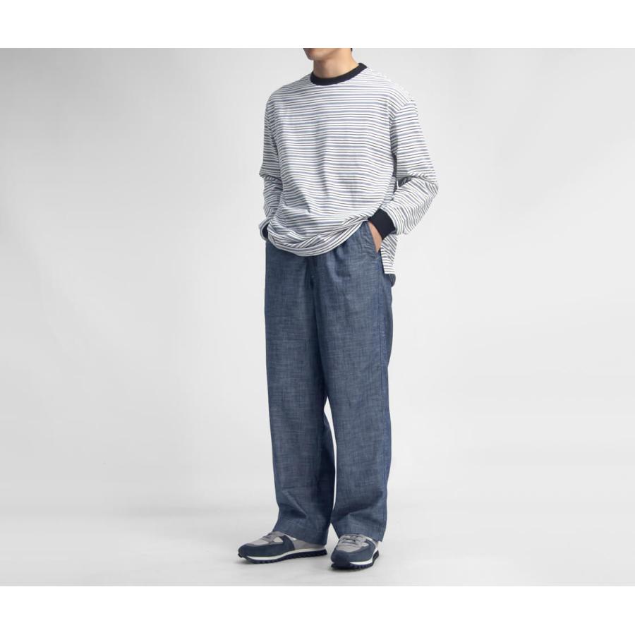 フレンチワーク ヴィンテージ グレーシャンブレーパンツ 30s 40 BRENA（ブレナ） ヴィンテージフレンチシャンブレー コックパンツ 日本