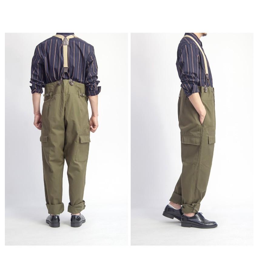 GRIFFIN ヴィンテージ加工アーチバックカーゴパンツ【デッドストック】 チェコ軍 M-85 ダブルニーフロントカーゴパンツ デッドストック メンズ