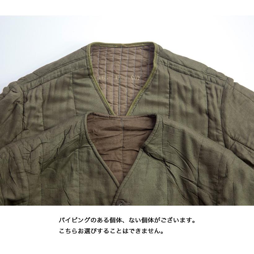 チェコ軍 M-60 Vネック 中綿ライナージャケット デッドストック メンズ
