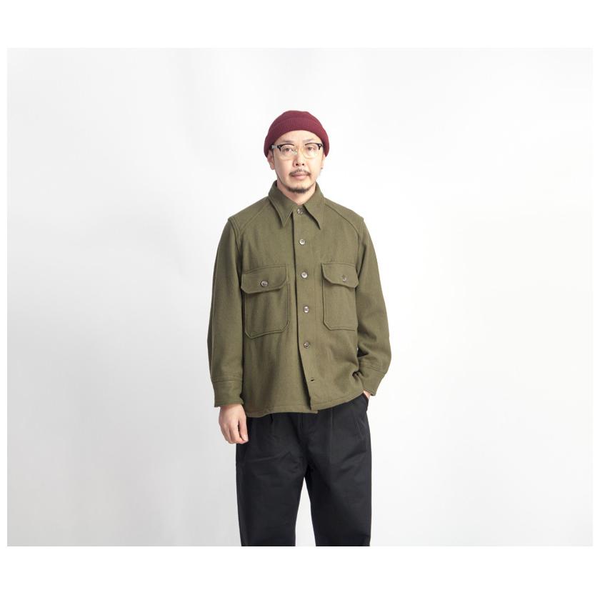 米軍 US.ARMY 1950年代 デッドストック ウールシャツ OG-108 メンズ 