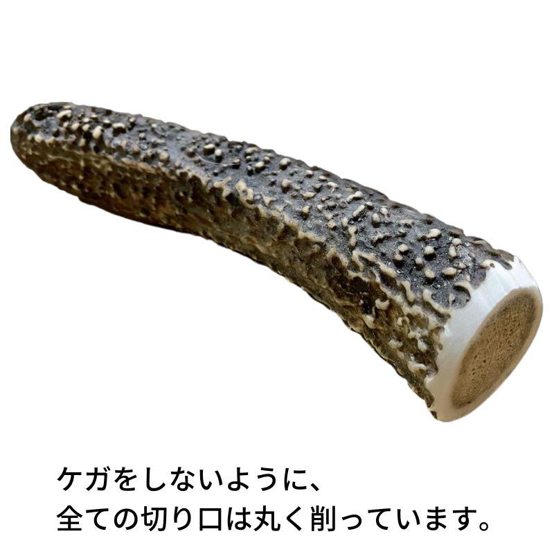大型犬用 北海道天然エゾ鹿の角 1本 極太 約25cm【特大LLサイズ 大型犬 