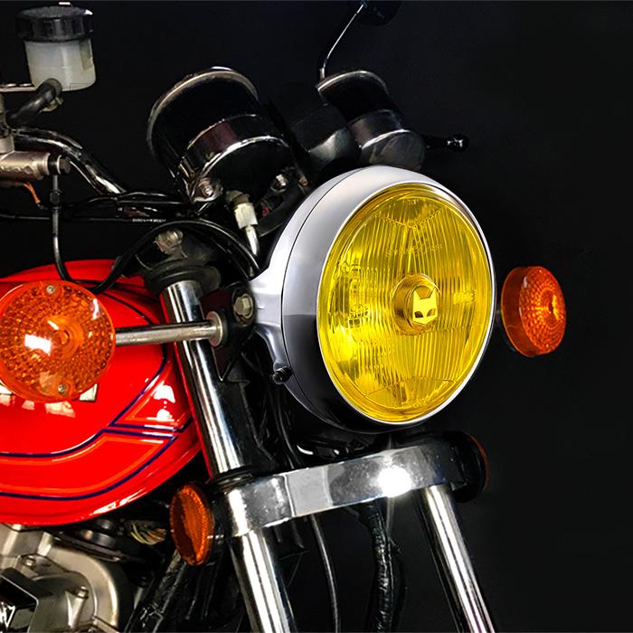 マーシャル　ライト　888 160φ バイク　単車　イエロー MARCHAL マーシャルライト888 ＼メーカー直営即納！送料無料