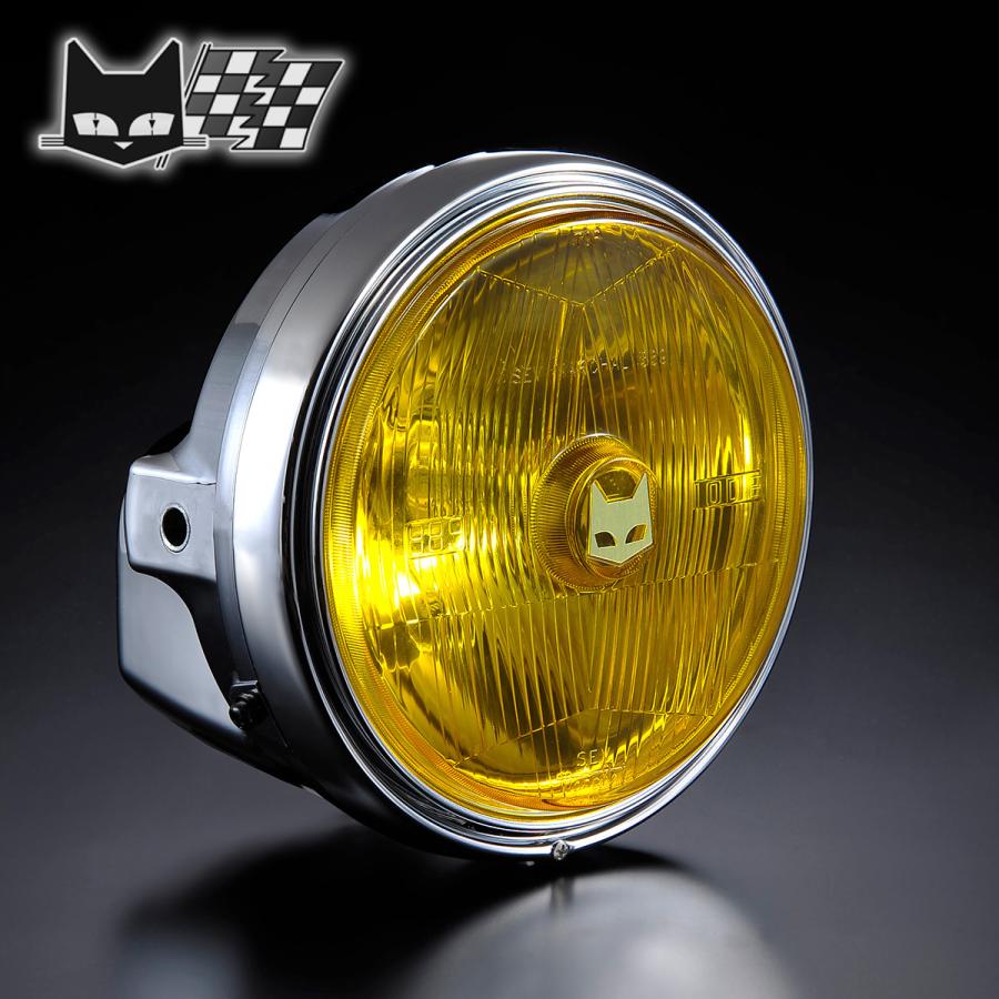 CB900F 750F CBX400F マーシャルヘッドライト889 イエローレンズ 