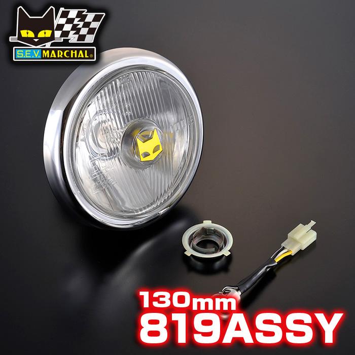 MARCHAL（マーシャル） 4ミニ用 ヘッドライト 819 ASSY クリアーレンズ