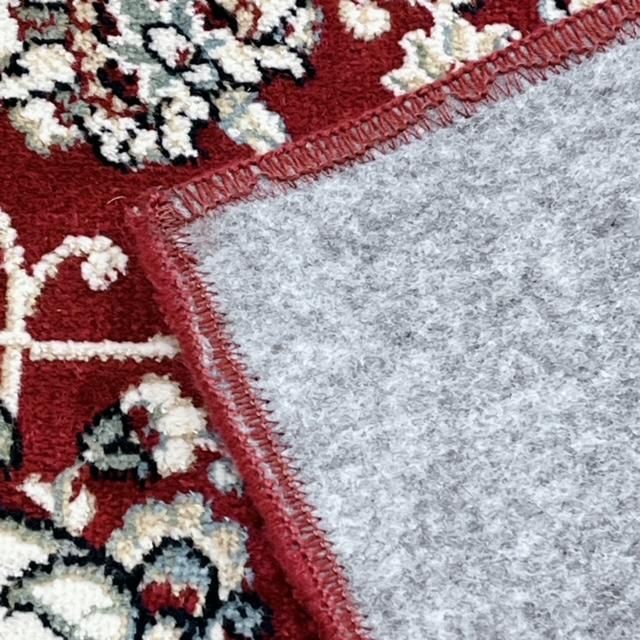 ベルギー製 ラグ マット モリヨシ PALACE パレス 195×195cm 2帖 ワイン