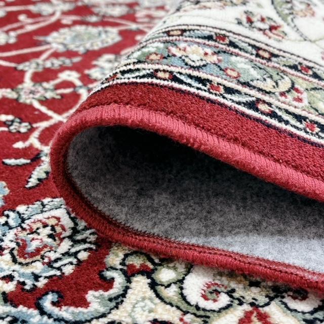 ベルギー製 ラグ マット モリヨシ PALACE パレス 195×195cm 2帖 ワイン