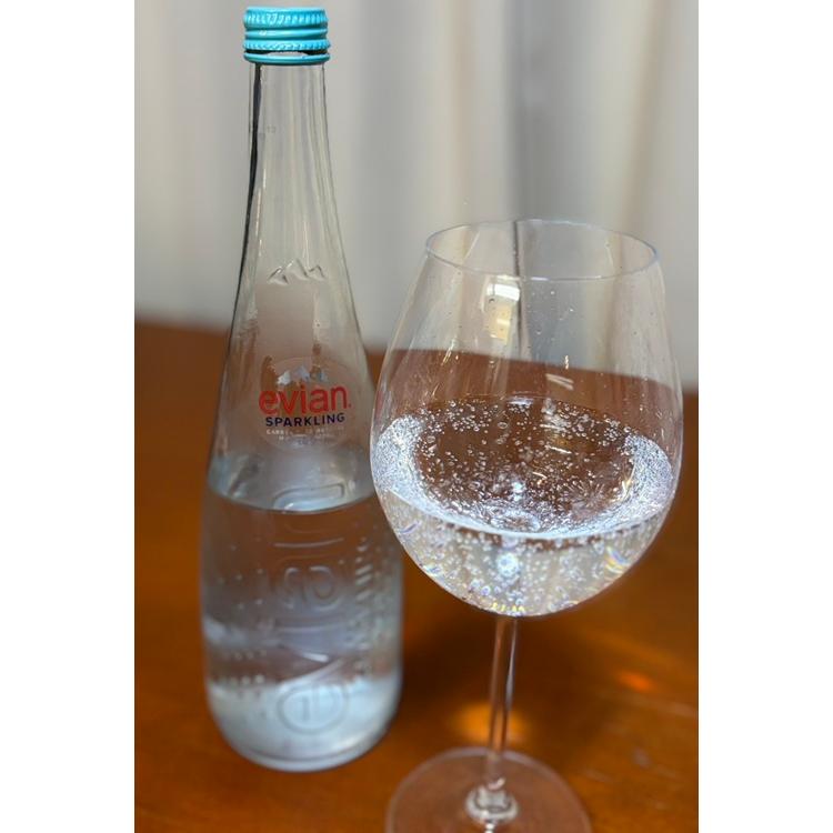 エビアン炭酸水 フランス産 evian エビアン 炭酸入りミネラルウオーター 750ml×12本