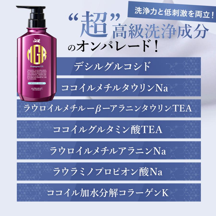 モンゴ流 シャンプー メンズ モンゴ流シャンプー EX 選べる2本セット
