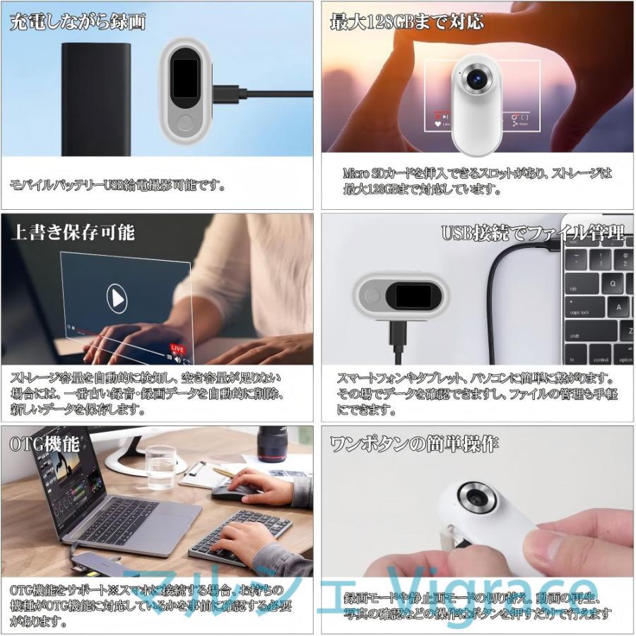 アクションカメラ 小型アクションカメラ 32GB 64GB 128GB TFカード付き