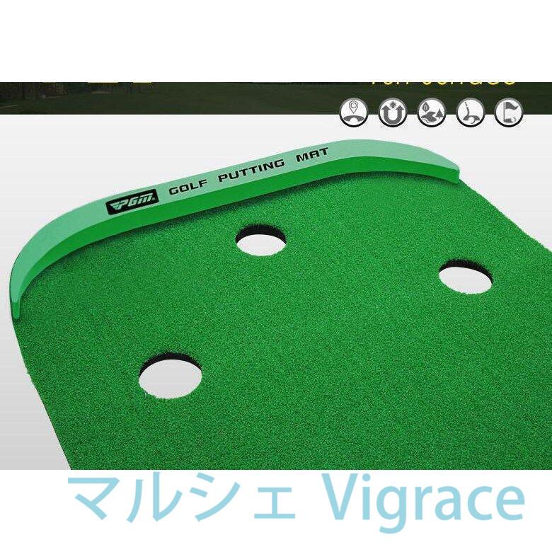 ゴルフ用 パター 練習マット Bタイプ パッティングフィールド 上達 収納 家庭用_2