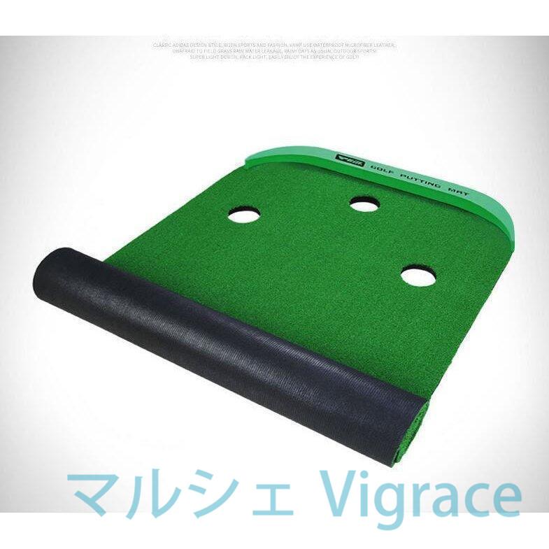 ゴルフ用 パター 練習マット Bタイプ パッティングフィールド 上達 収納 家庭用_6