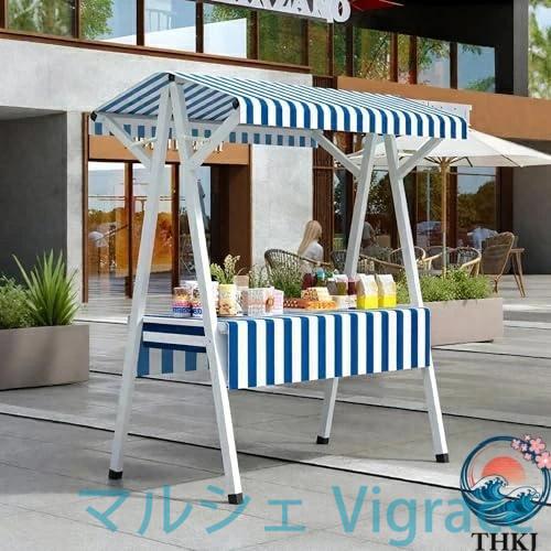 屋台ブース 折りたたみ式屋台 仮設屋台セット 鉄製 軽量 耐荷重150kg