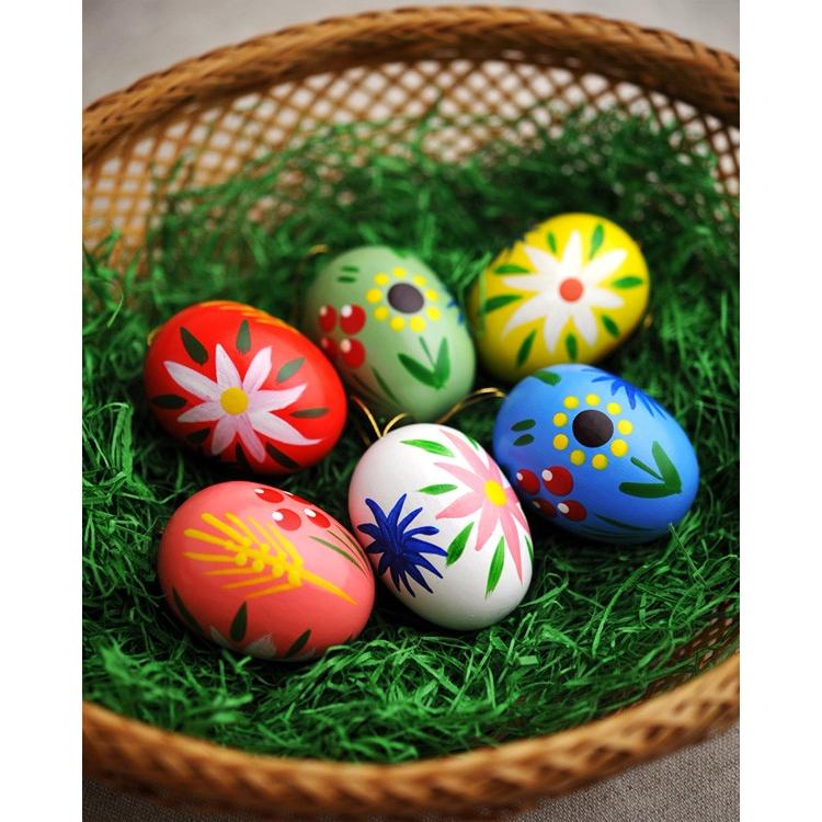 卵のオーナメント：フラワー 6ピース : メルヒェン Yahoo!店 - 通販