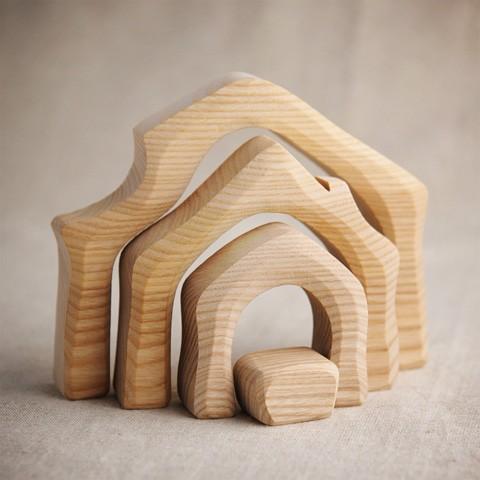 新品未使用] オストハイマー 女の子 無着彩 オストハイマー 木箱入り