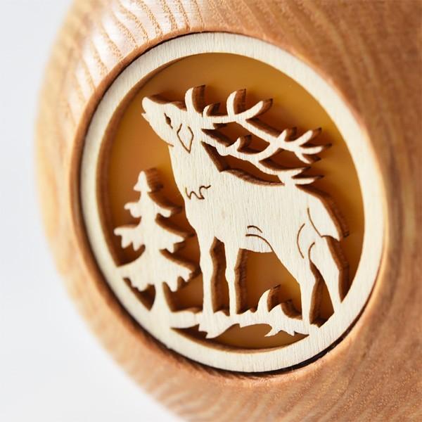 インテリア キャンドルホルダードーム トナカイ : メルヒェン Yahoo!店