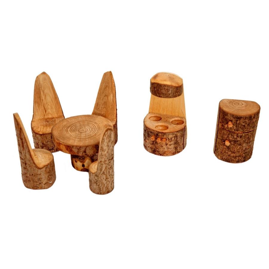 【最終価格】マジックウッド社　家具　ベッドルーム　キッチンセット　リビングルーム キッチンルーム」ドールハウス 家具 木製玩具 マジックウッド社