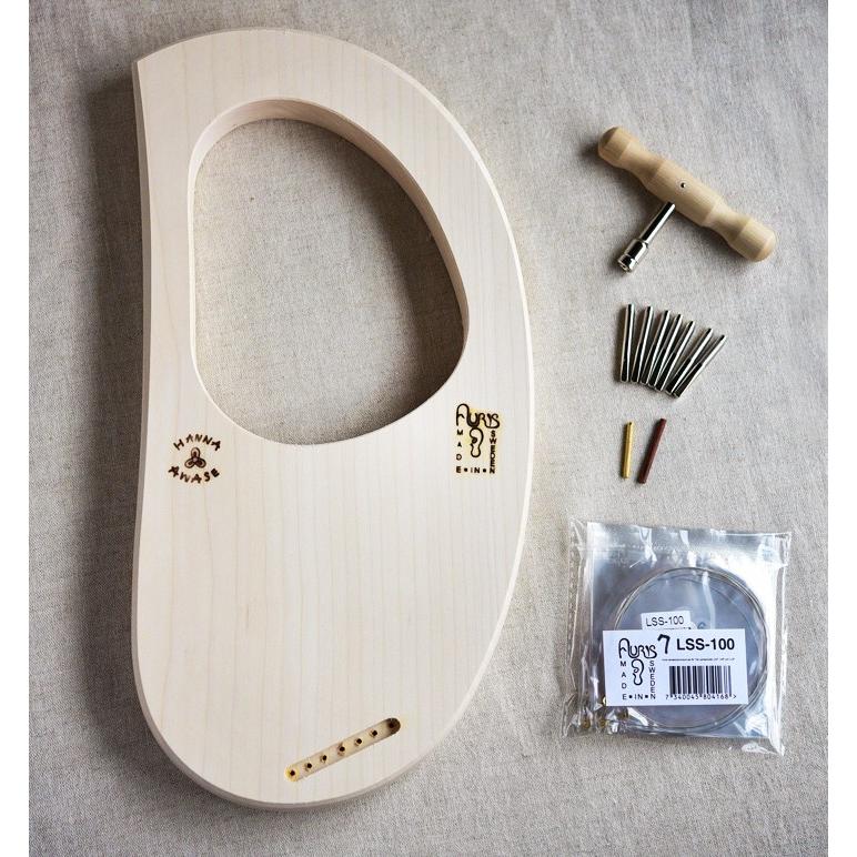 キンダーハープ　初心者用４点セットハンドメイド キンダーハープ 初心者用4点セットハンドメイド 手作り キンダー