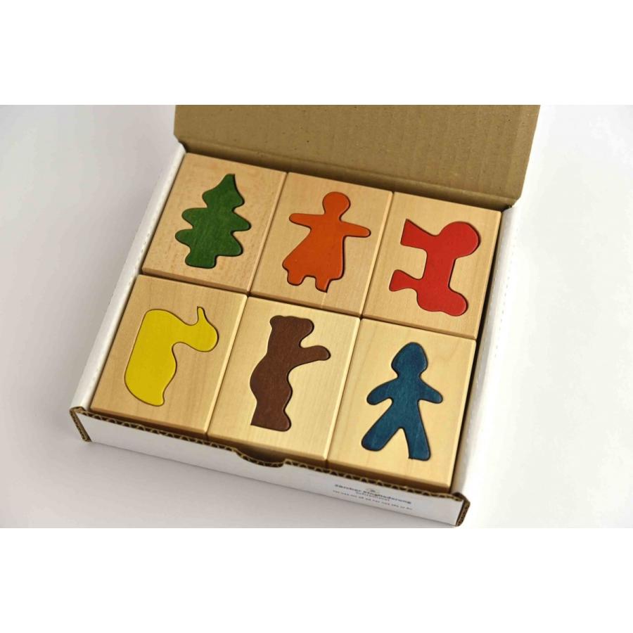 はめ絵 小6ピース」木のおもちゃ 知育玩具 : メルヒェン Yahoo!店