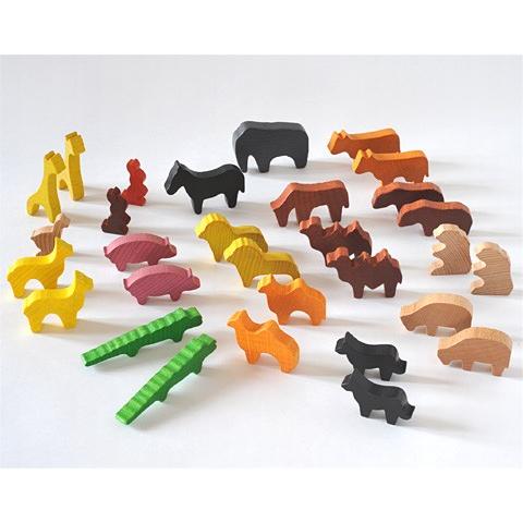デュシマ動物 ケース入り」木のおもちゃ 知育玩具 : メルヒェン Yahoo 