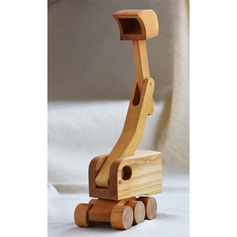 ショベルカー」木のおもちゃ : メルヒェン Yahoo!店 - 通販 - Yahoo