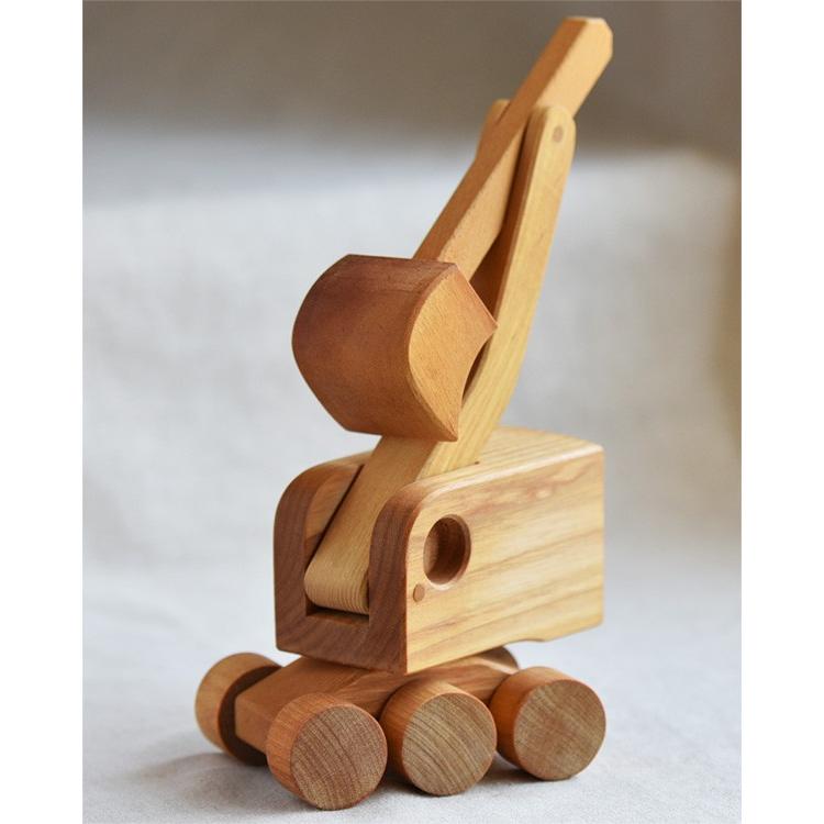 ショベルカー」木のおもちゃ : メルヒェン Yahoo!店 - 通販 - Yahoo
